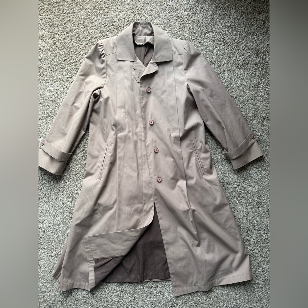 London Fog Tan Trench Coat